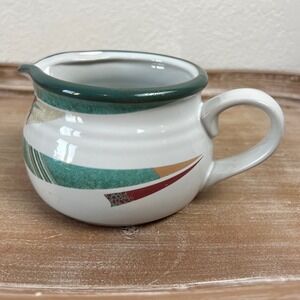 Noritake Stonewear "New West" Round Gravy Boat Japan Southwest